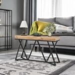 Tribesigns 55" Console Table: Farmhouse Sofa Table with Unique Metal Base for Living Room & Entryway. - Image 6