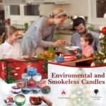 12 PCS Christmas Scented Candles Set for Women – Soy Wax Aromatherapy Gifts for Stress Relief and Relaxation. - Image 5