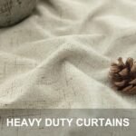 Modern Blackout Curtains: 84" Heat & Cold Blocking Drapes for Living Room & Bedroom, Cream Beige. - Image 3