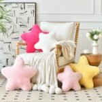Xiashrk 15" Star Pillow - Plush Decorative Throw Pillow for Bed, Couch & Living Room Decor - Image 3