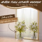 58"x19" Gold Arch Full Length Floor Mirror - Freestanding or Wall-Mounted for Bedroom & Living Room - Image 5