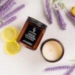 Aromatherapy Candle Gift Set: 4-Pack Soy Wax Candles (Lemon Lavender, Vanilla Sugar, Sandalwood Rose, Moroccan Amber) for Home Fragrance. - Image 5