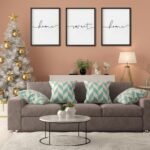 Heiple Set of 3 Framed Farmhouse Home Sweet Home Signs for Stylish Bedroom Wall Decor - Image 4