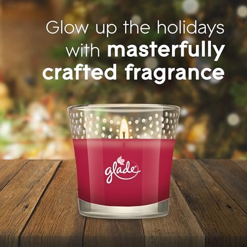 51nMz9y6ssL._SL500_.jpg Glade Autumn Spiced Apple Candle Jar, Limited Edition Air Freshener, 3.4 Oz - Enjoy Cozy Fall Scents! - Image 3