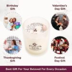 Rose Quartz Healing Crystal Candle with Lavender Petals - Natural Soy Wax Aromatherapy Gift for Women - Image 7