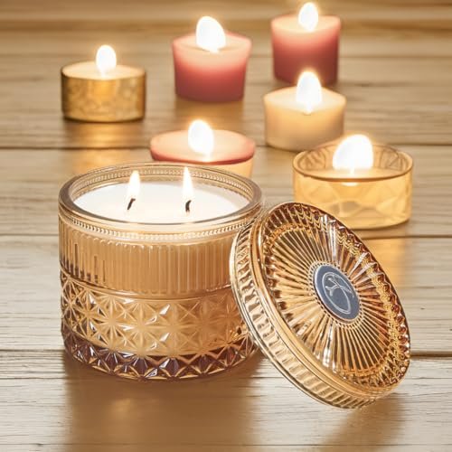 51sy9mLJR6L._SL500_.jpg Chloefu LAN Sandalwood & Patchouli Candles - Long-Lasting, Decorative Home Fragrance. Perfect Gift for Any Occasion! - Image 2