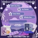 SCENTORINI Wax Melts - Long-Lasting Lavender Scent, 4-Pack (Sage, Chamomile, Sandalwood) - 2.5 oz - Image 5