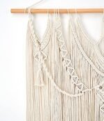 Mkono Macrame Wall Hanging – Chic Boho Home Decor for Bedroom, Living Room, or Dorm, 36"x35" - Image 8