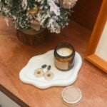 CCINPPY Ceramic Jewelry Tray - Cloud-Shaped Trinket Dish for Rings, Keys & Decor, White, Medium - Image 6