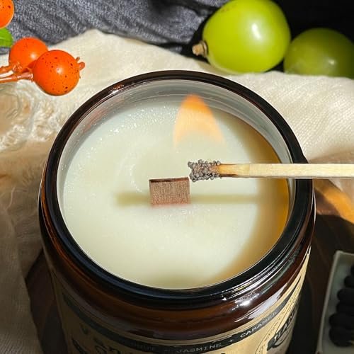 51xSA-ifFDL._SL500_.jpg Coconut Vanilla Candles - 45h Aromatherapy for Relaxation, Stress Relief, and Calm Gifts. - Image 6