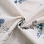 Shop BGment 84" Linen Curtains: 2-Panels with Floral Leaf Patterns, Light Filtering Privacy for Boho Farmhouse Style. Each Panel 52" Wide. - Image 9