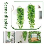 Fake Hanging Plant Vines (2pcs) - Artificial Ivy Garlands for Home, Office, Indoor/Outdoor Decor. - Image 4