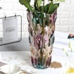 CEMABT Thick 3.4 lb Modern Glass Vases for Flower Centerpieces, Colorful & Clear Home Decor Gifts. - Image 6