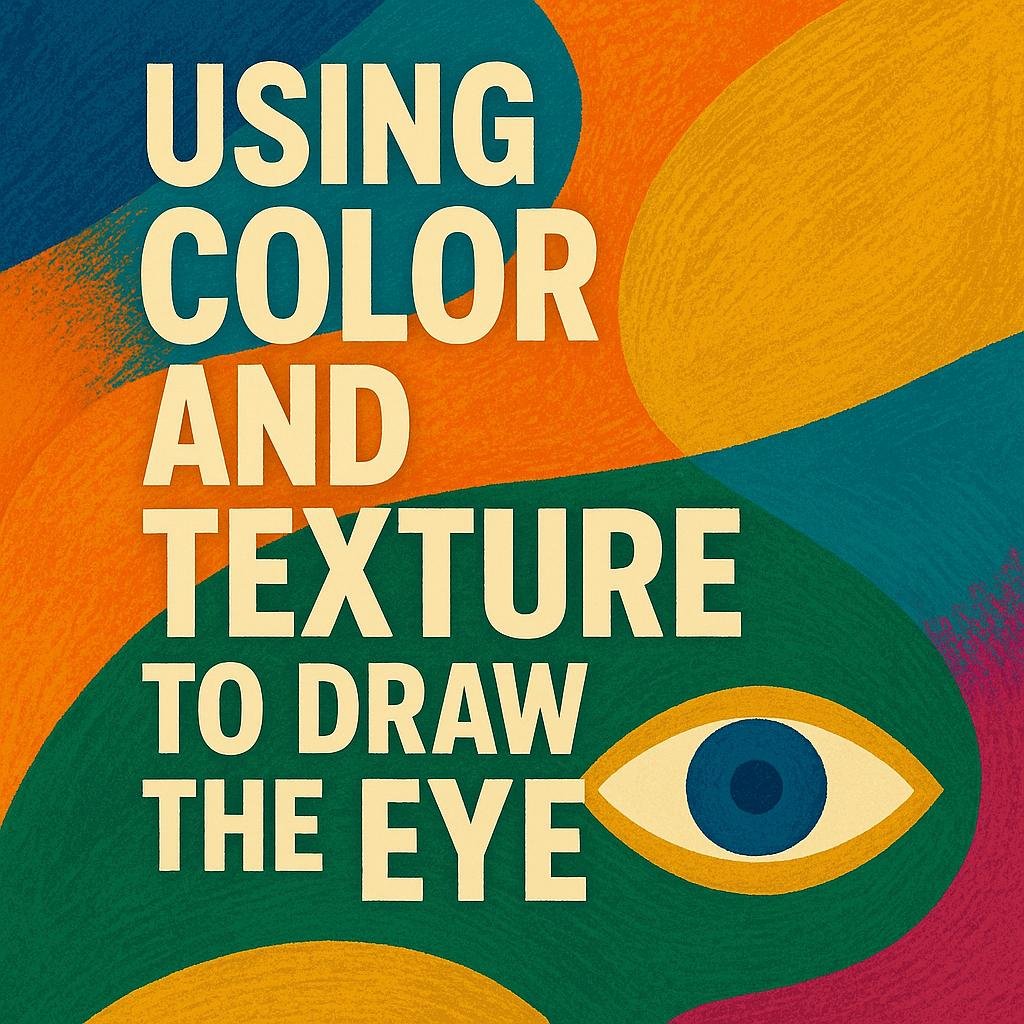 using Color and Texture to‌ Draw the Eye