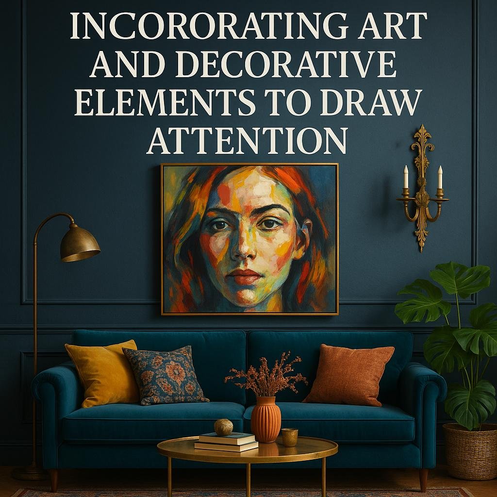 Incorporating Art and Decorative ⁢Elements‍ to Draw Attention