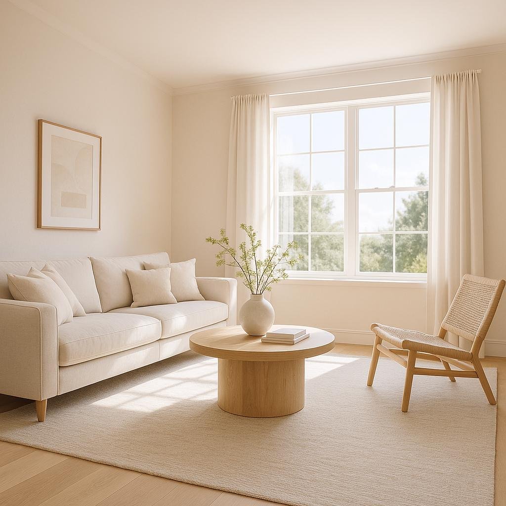 How Light and Neutral Colors Can Open Up Your Living Room