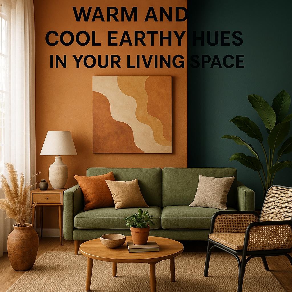 tips for Balancing Warm and Cool Earthy Hues in Your Living Space
