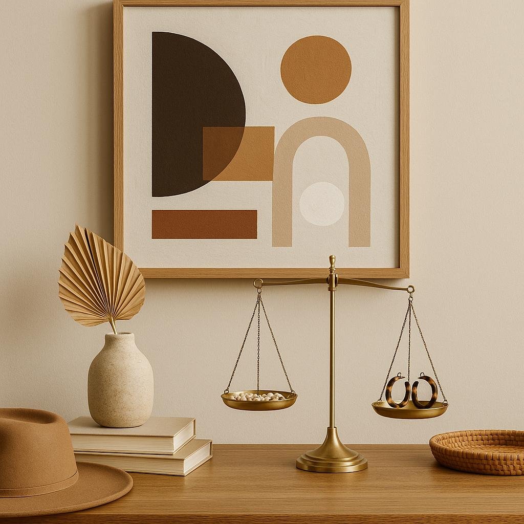 Balancing Accessories and Art for a Unified and Personal Touch