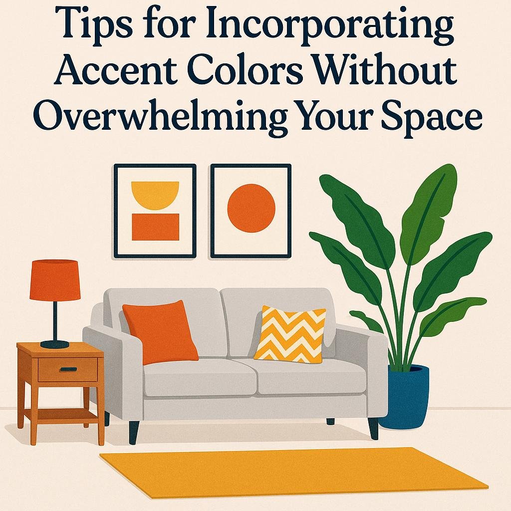 Tips⁤ for ​Incorporating accent Colors Without Overwhelming Your Space