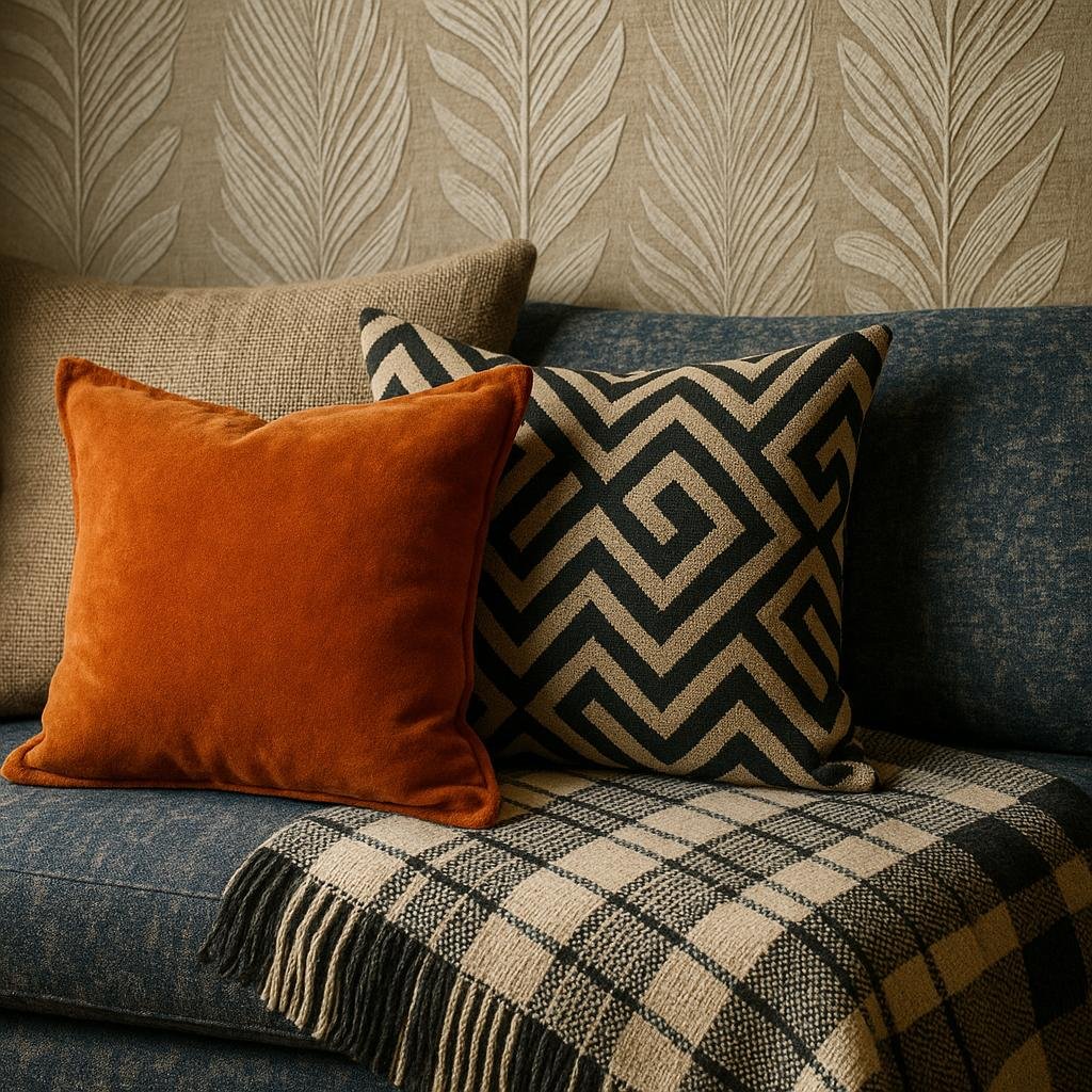 Mixing Textures and Patterns to Create Balance