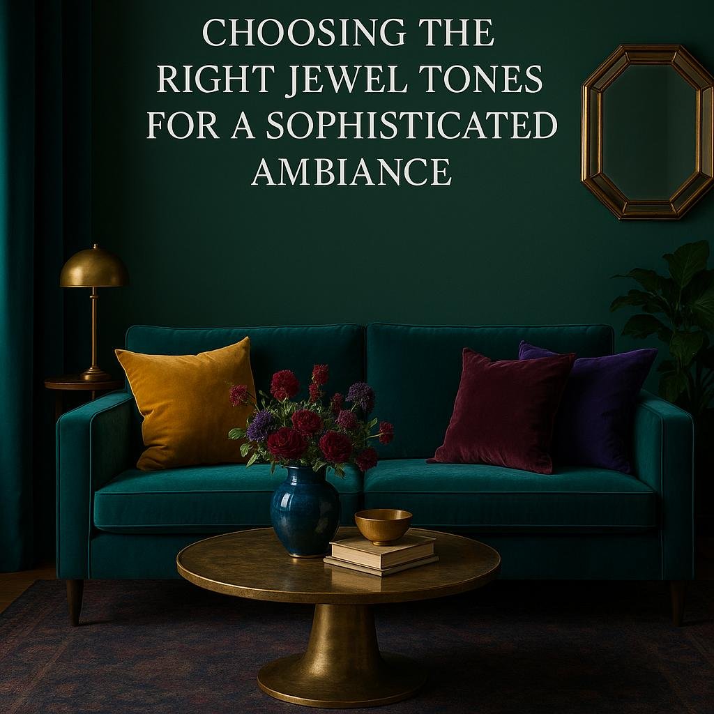Choosing the Right Jewel Tones for a Refined Ambiance