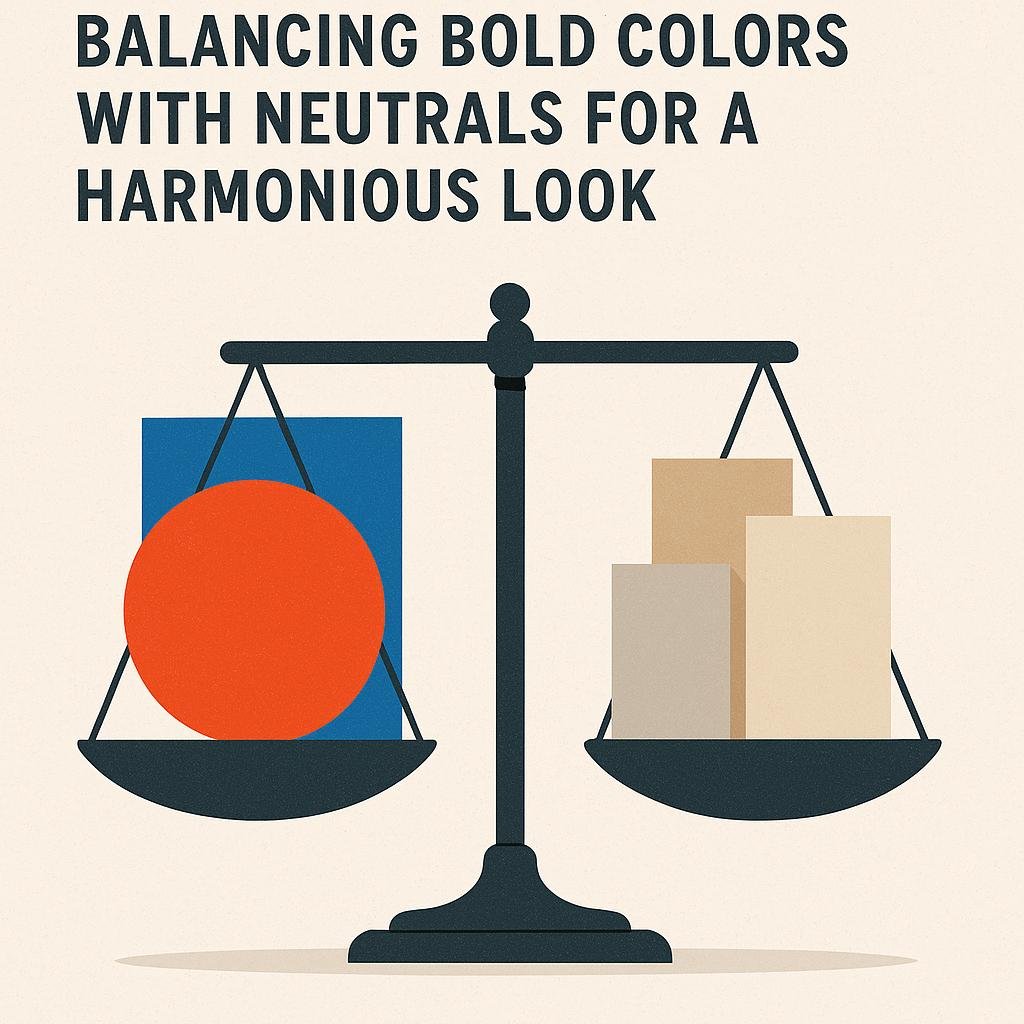 Balancing Bold Colors with Neutrals for a Harmonious Look