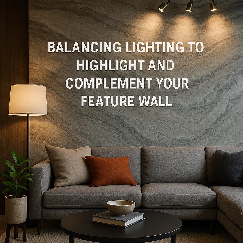 Balancing Lighting to Highlight and Complement Your Feature Wall