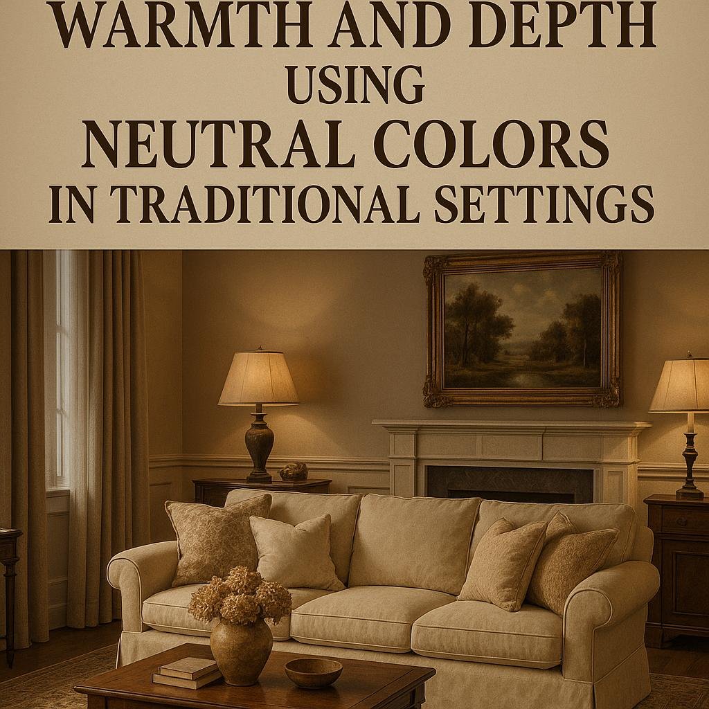 Tips for ‌Creating Warmth and Depth Using neutral Colors in Traditional Settings