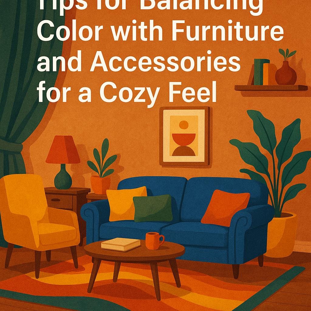 Tips ​for Balancing ​Color with Furniture and Accessories for a Cozy Feel