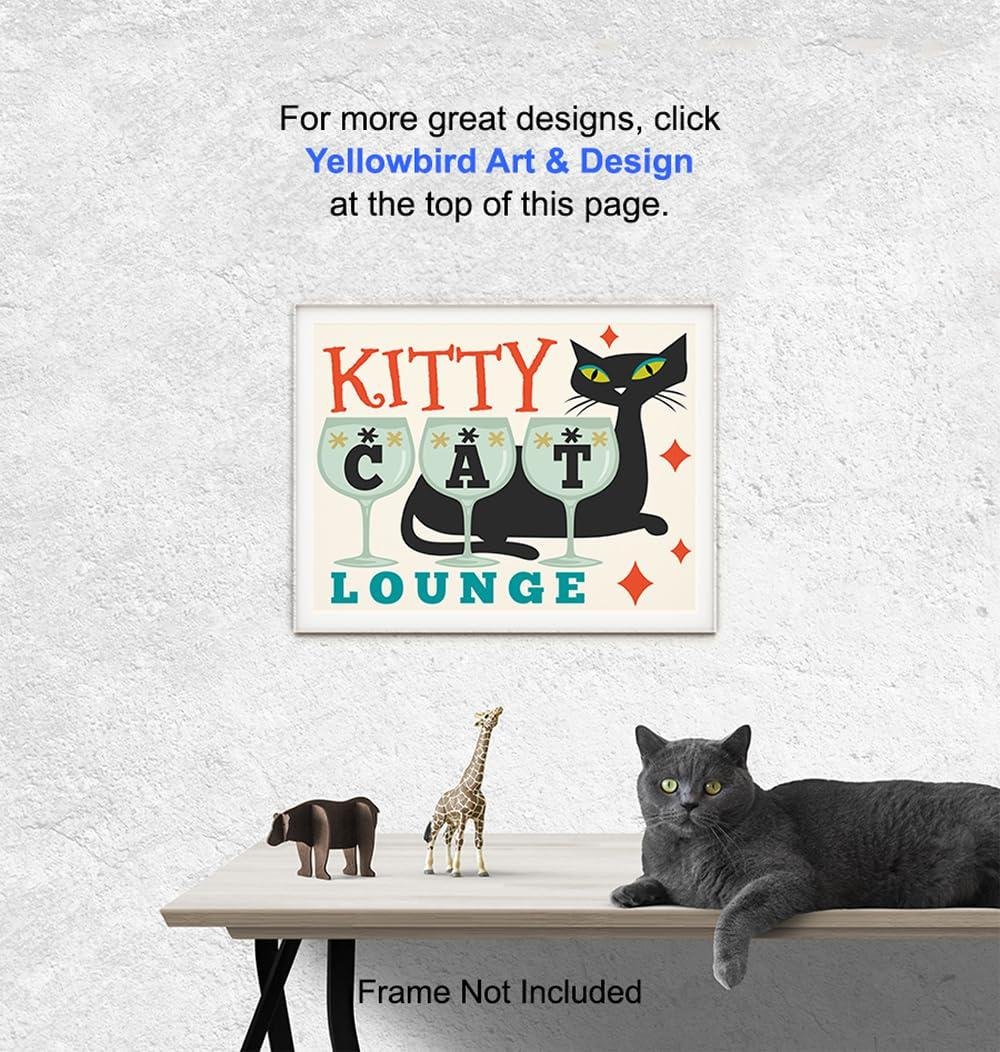 Our Review: Chic Mid-Century Black Cat Wall Art⁤ That Wows