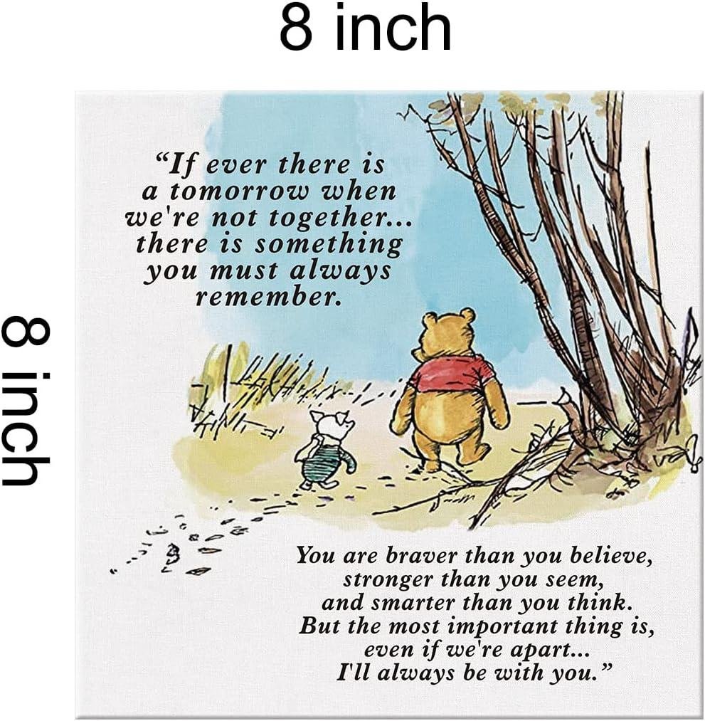 We Review: Heartwarming Winnie‌ the Pooh quote Canvas Art