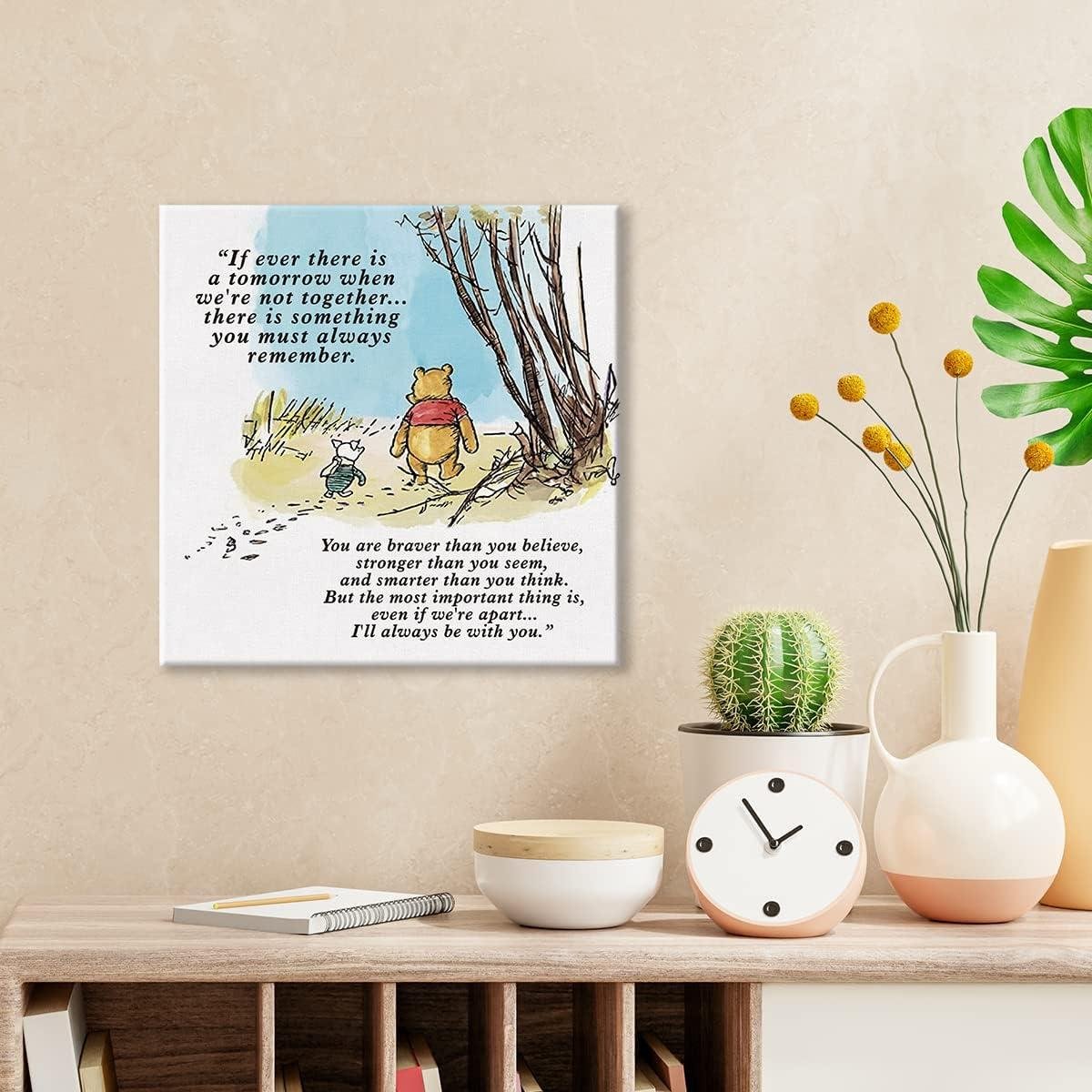 We Review: Heartwarming Winnie the Pooh Quote Canvas Art