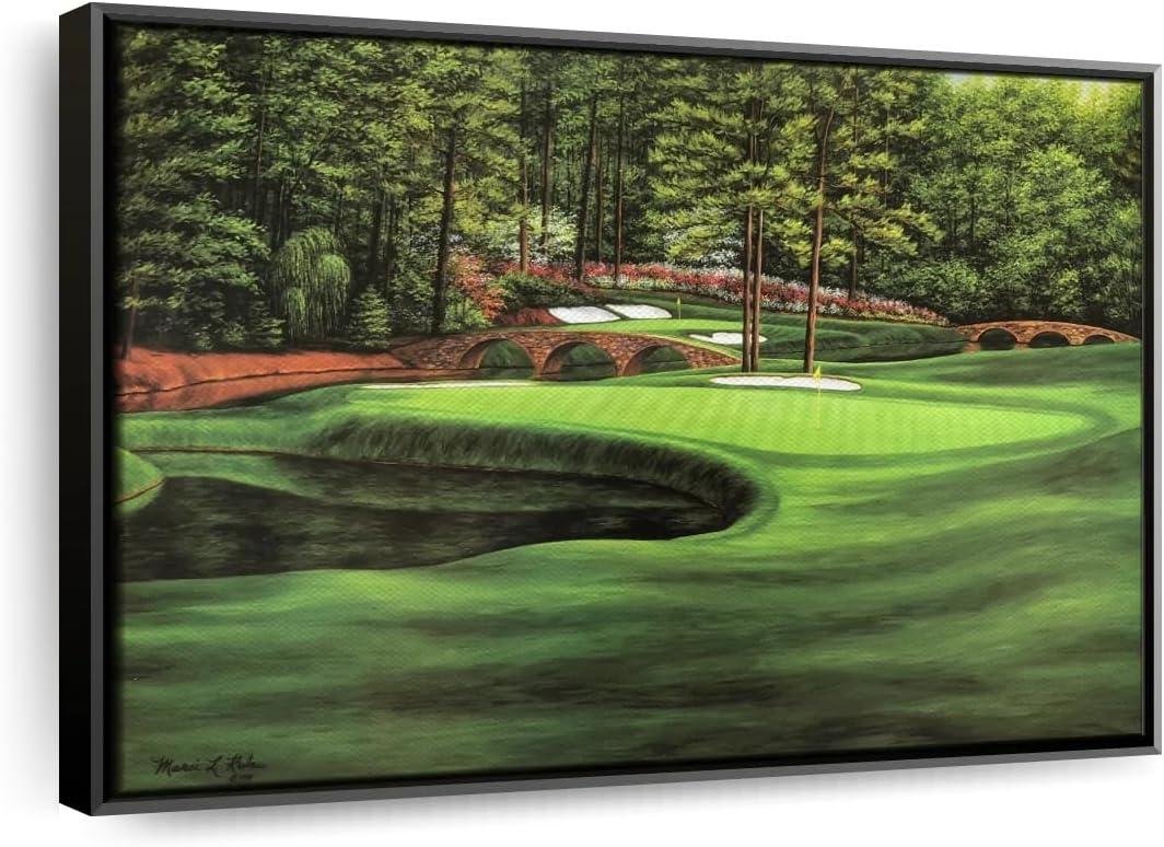 We Explore Augusta National's 11th Hole Canvas art