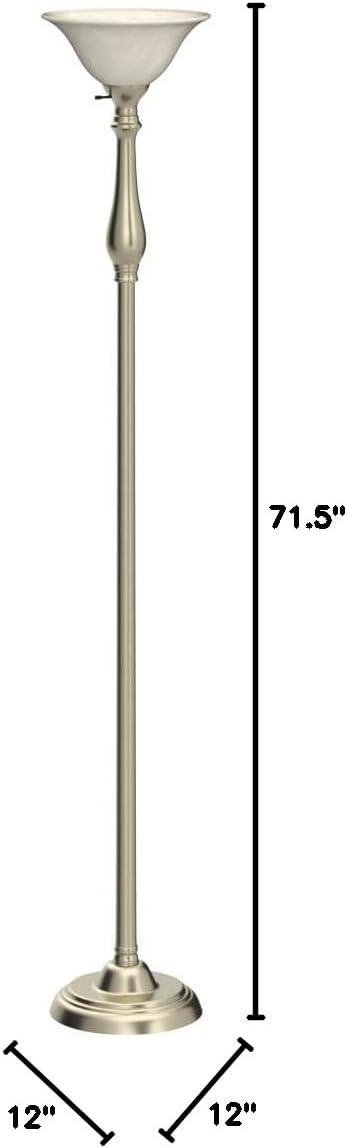 Our Review of the LIGHTACCENTS 72-Inch Brushed Nickel Floor Lamp