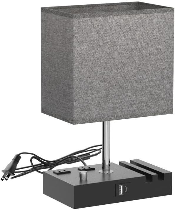 Our Review: Kakanuo Dimmable Nightstand Lamp with USB-C Charging