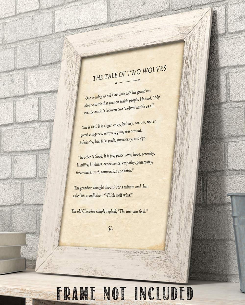 We Review: Two Wolves ⁢Cherokee Tale Wall ‌Art Print