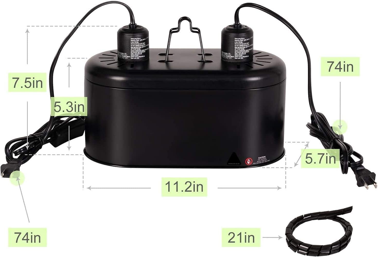 Our Review of the REPTI ZOO dual Reptile Light Fixture: Versatile & Reliable