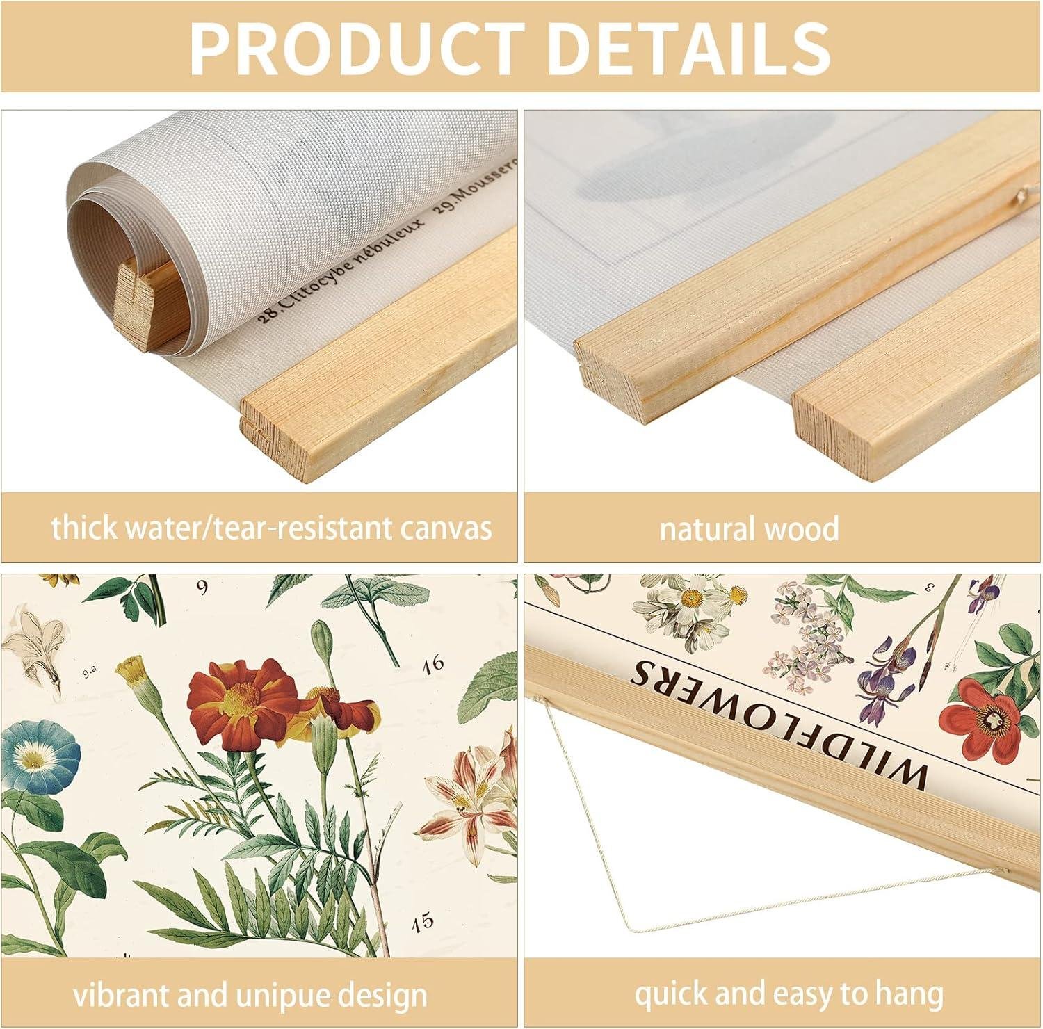 Our⁤ Vintage Wildflower⁢ Poster: Colorful⁤ Decor & Learning Tool