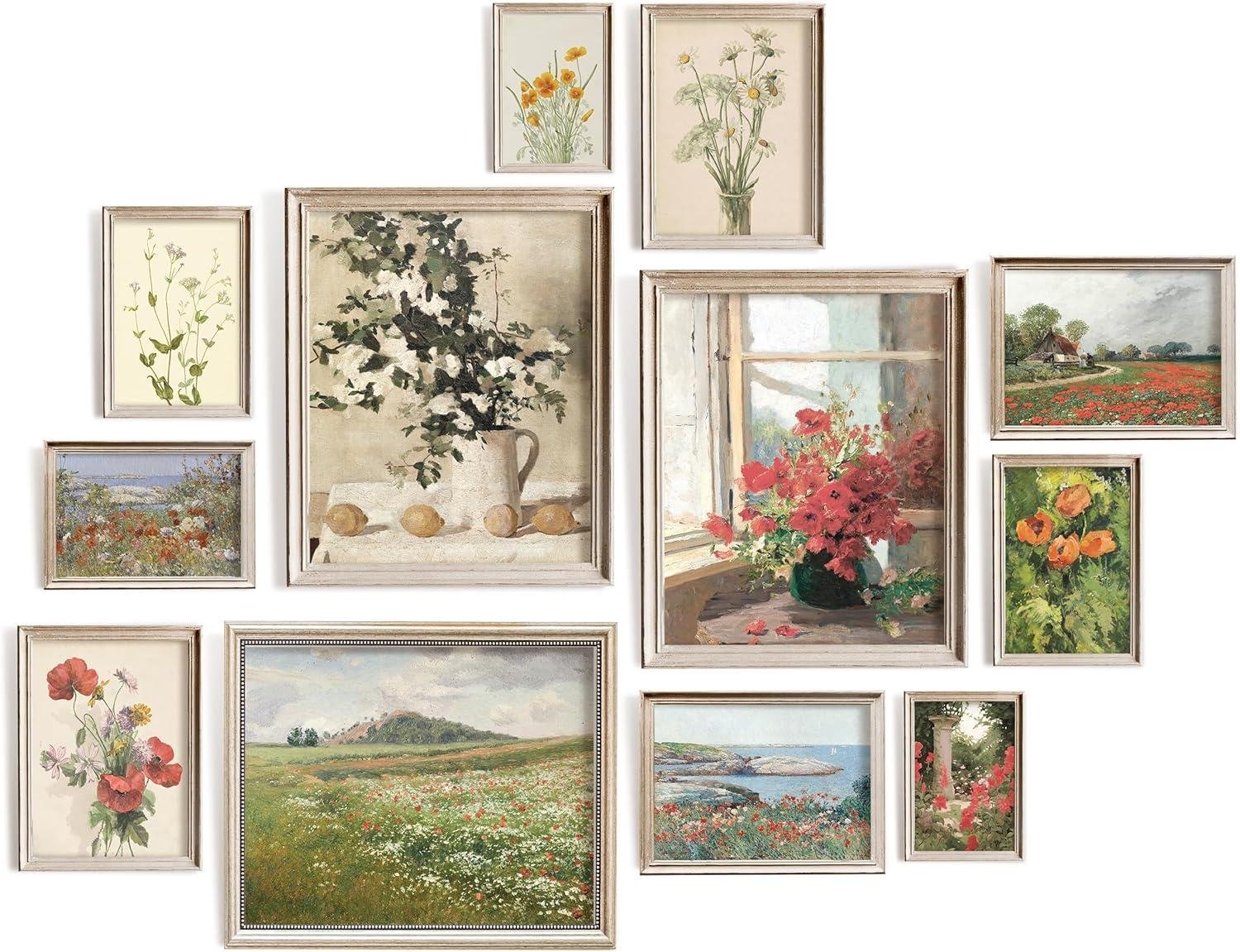 We Explore 97 Decor's Vintage Floral Wall Art Collection