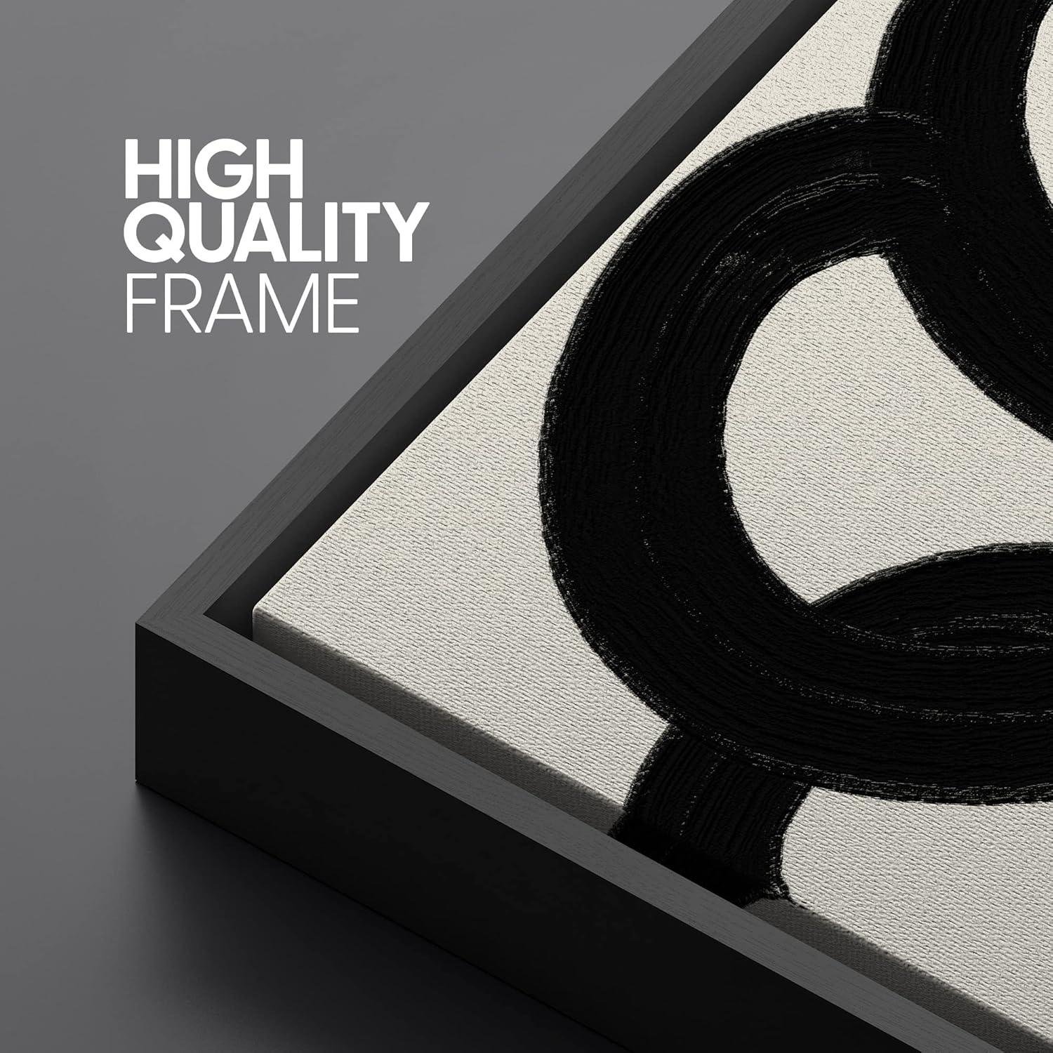 Exploring Elegance: Our Take on SIGNLEADER's Duotone Abstract Canvas Set