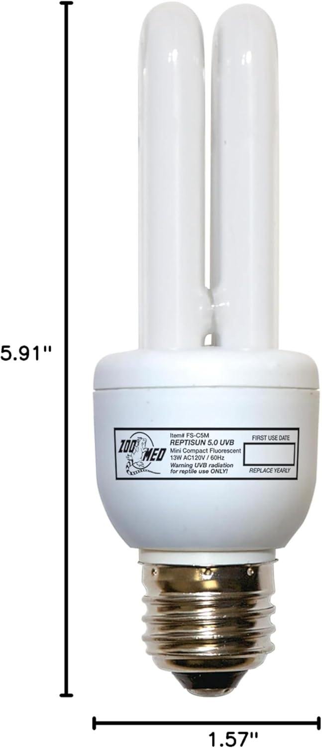 Our Honest Review: Zoo Med ReptiSun 5.0 Mini UVB bulb Benefits