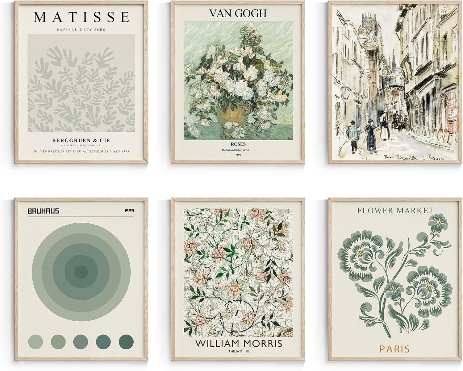 We Explore Habseligkeit's Sage Green Matisse-Inspired Art