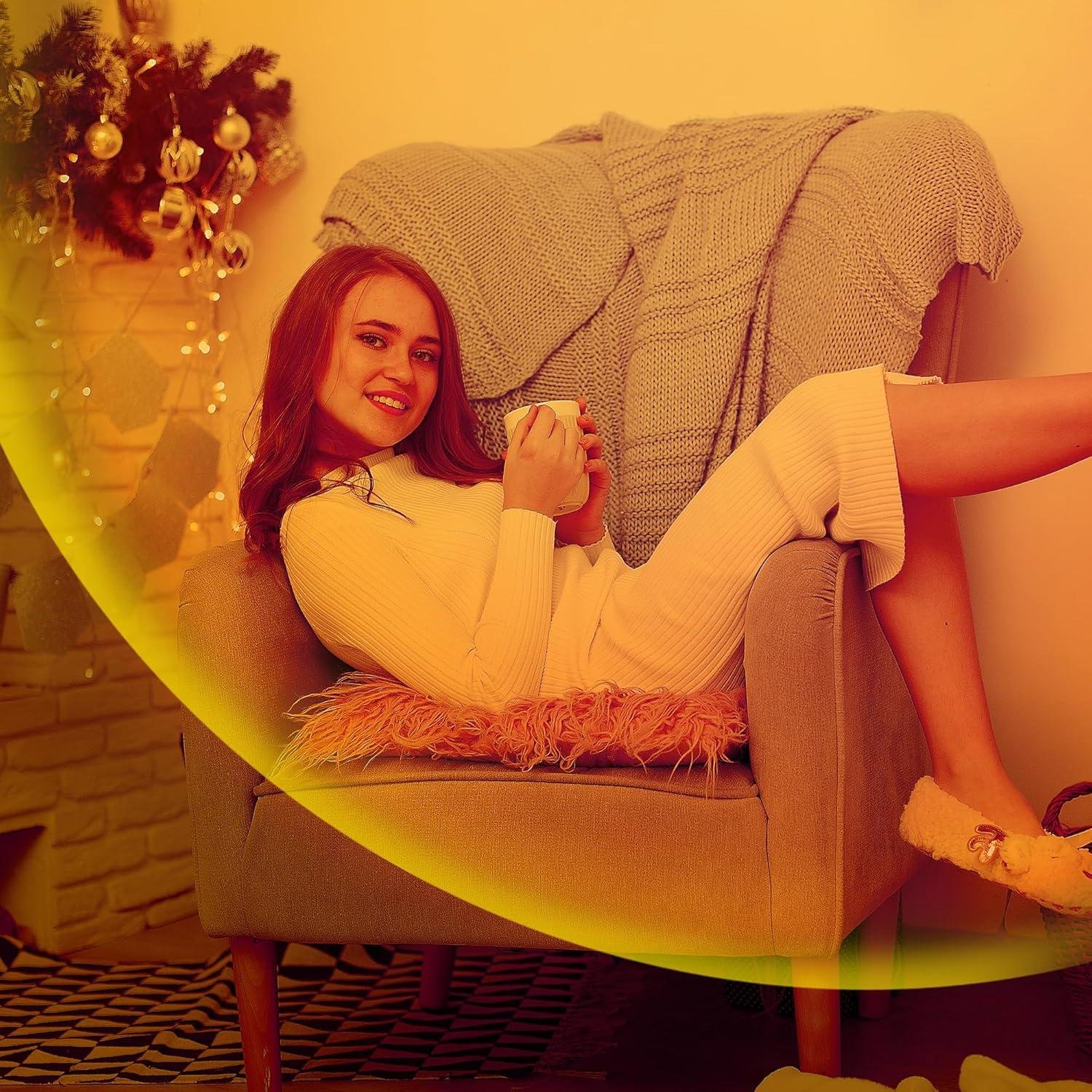 How We Brightened Our Space with the Sunset Lamp Projector