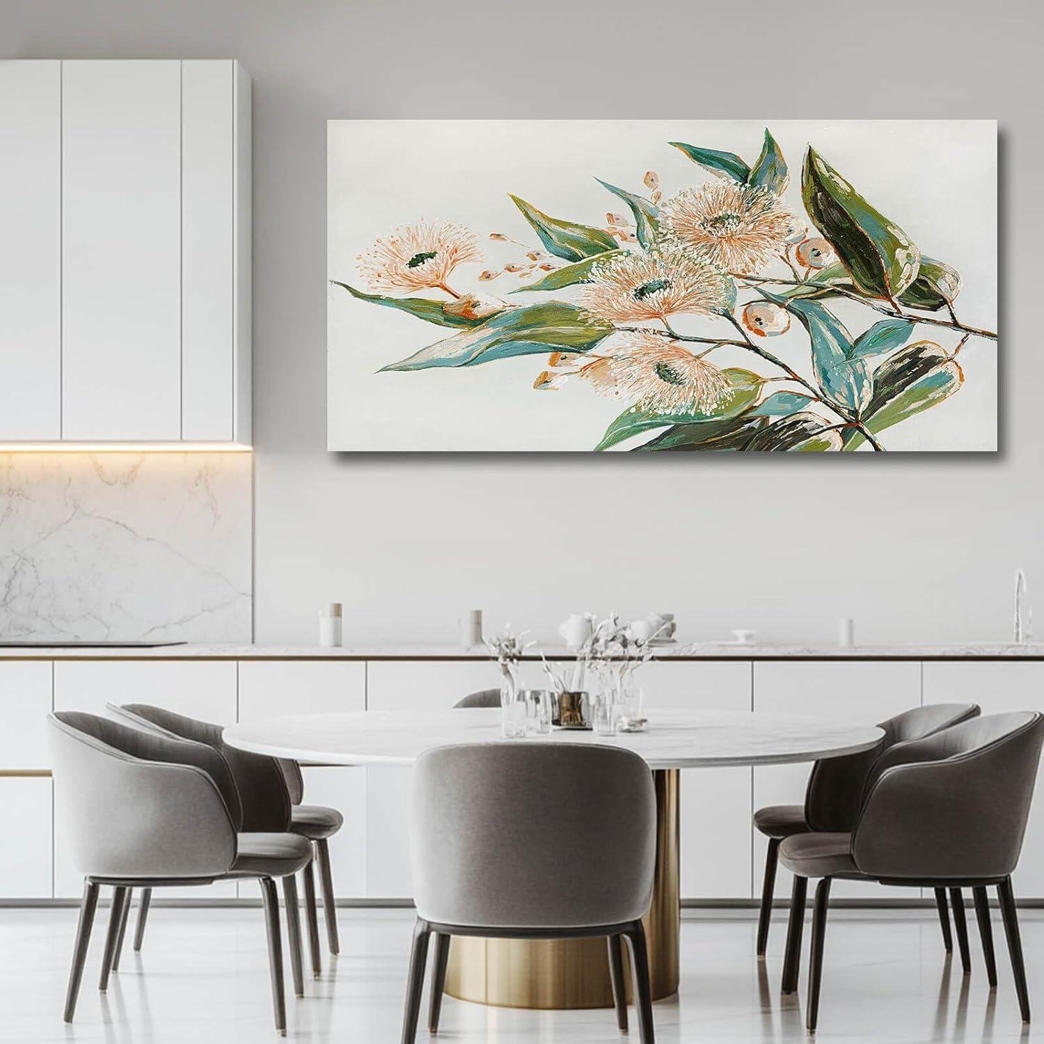 Elevating Spaces:⁢ Our Review of NBAODAN's Elegant Botanical Canvas Art