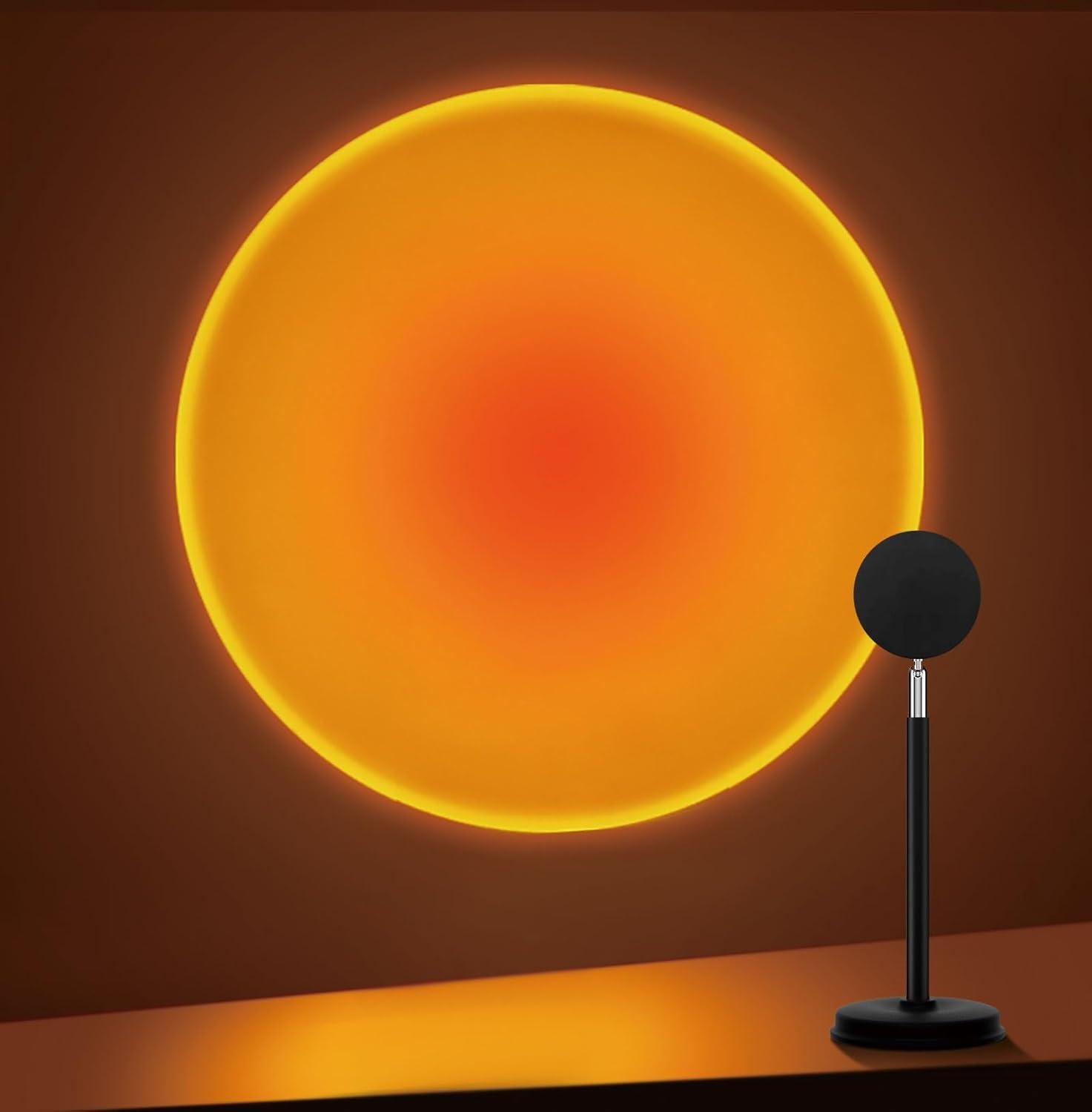 How We Brightened Our Space with the Sunset Lamp Projector