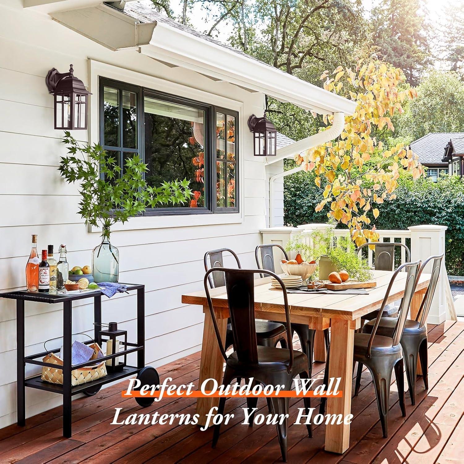Our Review of Brightever Outdoor Wall Sconces: stylish & Durable Lighting