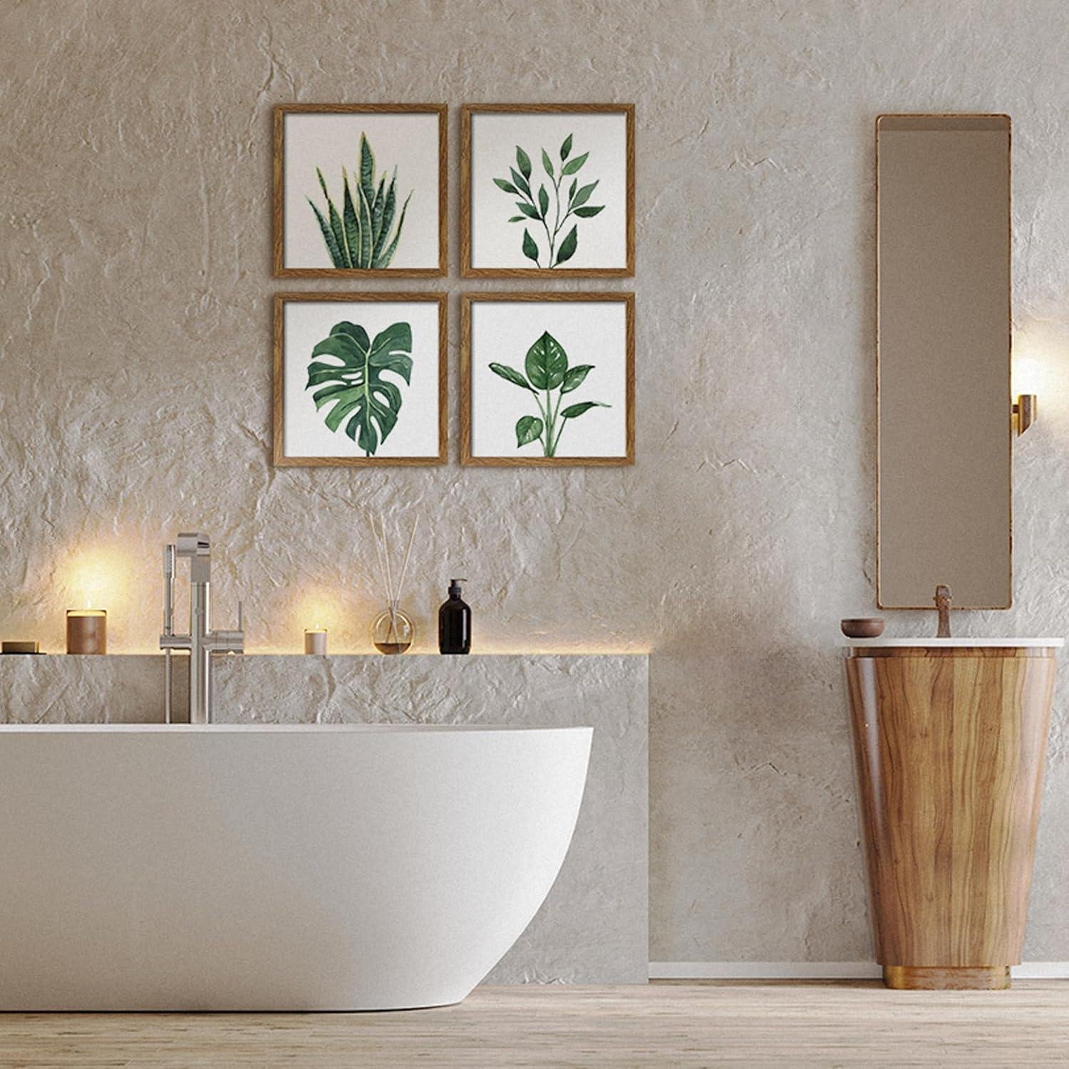 We Review: Elegant Sage green ⁣Botanical Art for Your Bathroom