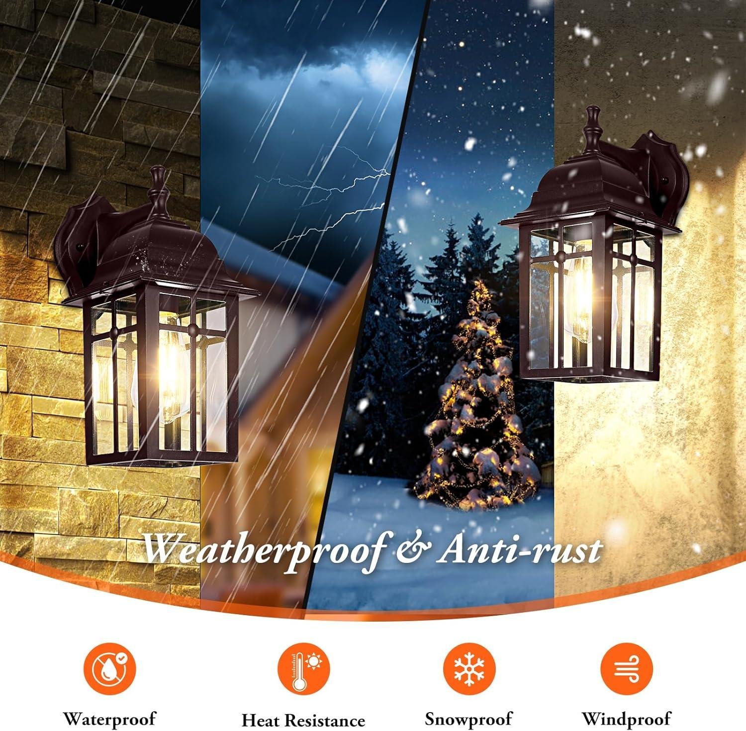 Our Review of Brightever Outdoor Wall Sconces: Stylish & Durable Lighting