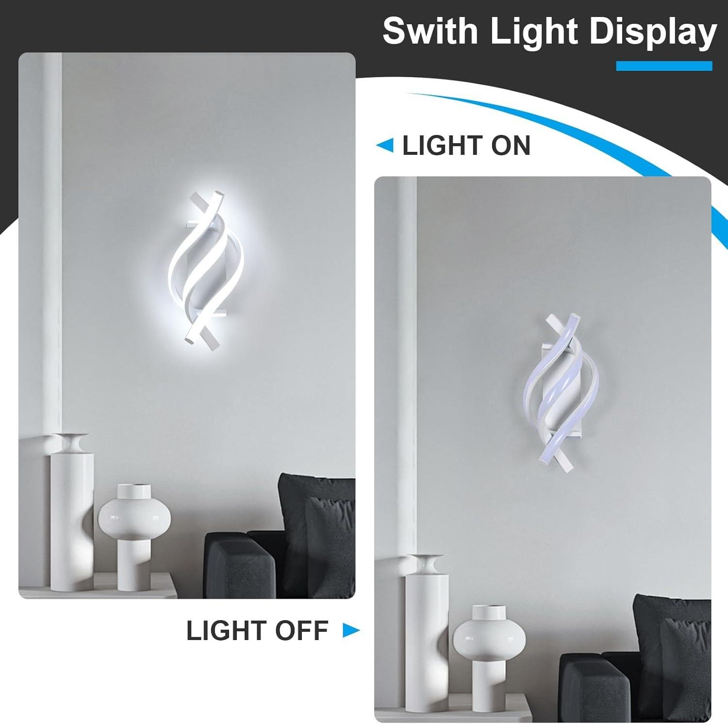 Our Review of DELIPOP Spiral LED Wall Sconces: Stylish & Easy