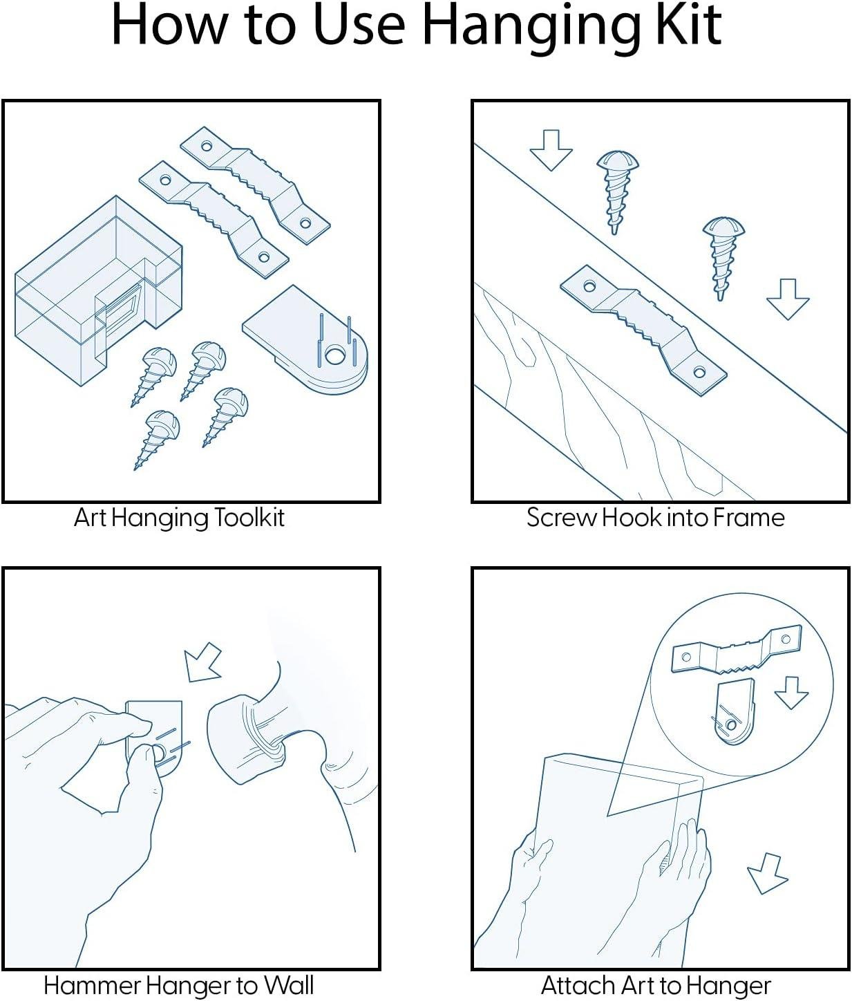 Exploring Elegance: Our Take on SIGNLEADER's Duotone Abstract Canvas Set